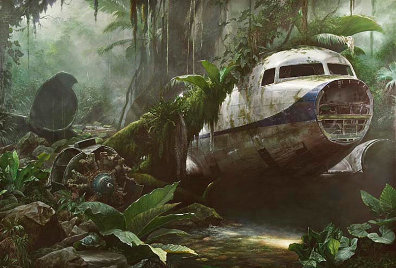 Reference Photo

"Jungle Scene With Plane Wreck" - Jonathan Wateridge


