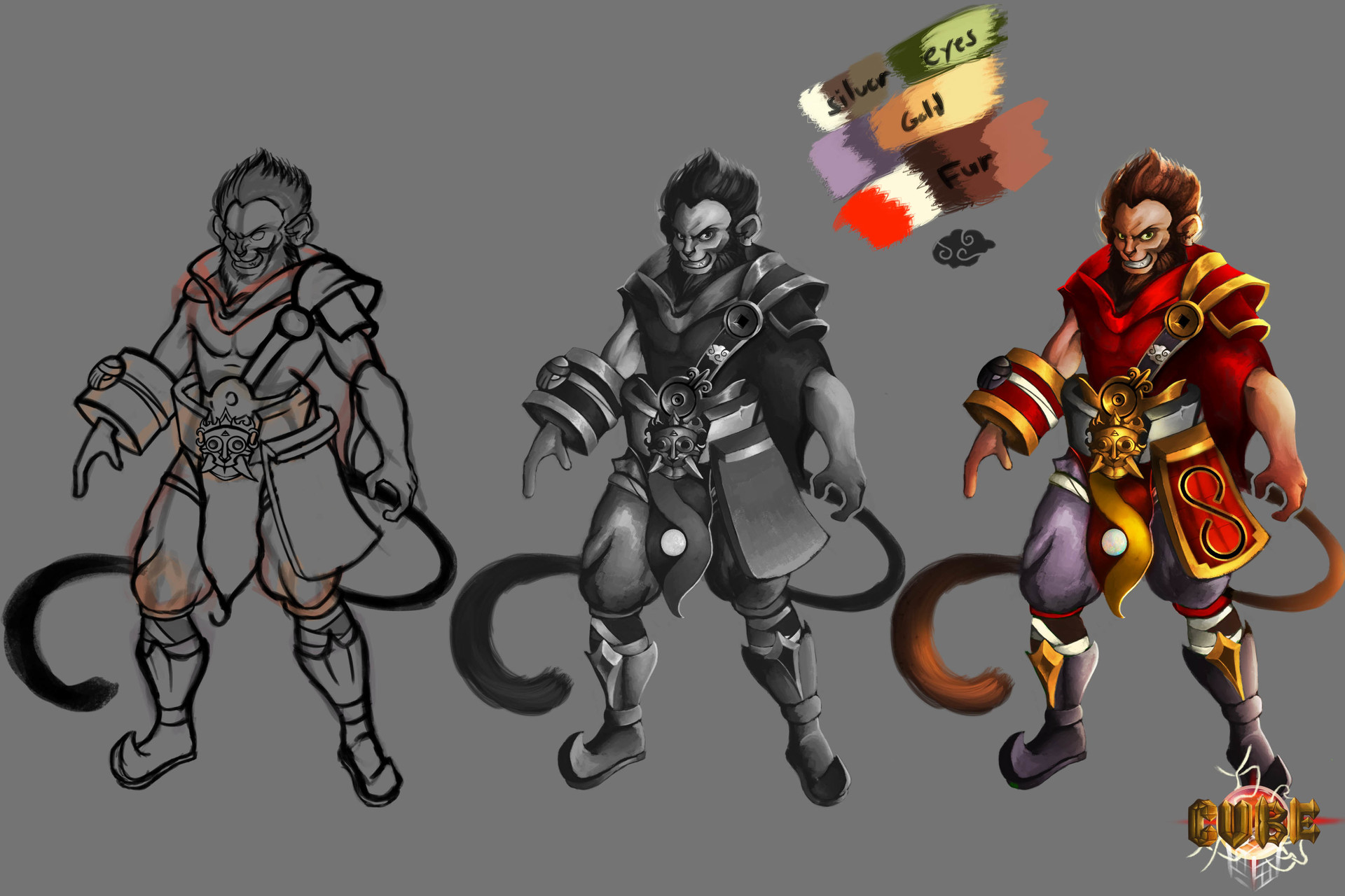 Artstation Sun Wukong The Monkeyking Christopher Talbott