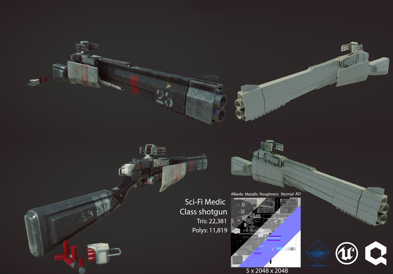 Sci-Fi Medic Shotgun 