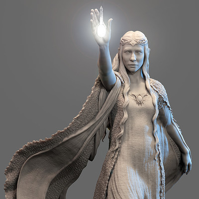 The Lady Galadriel at Dol Guldur