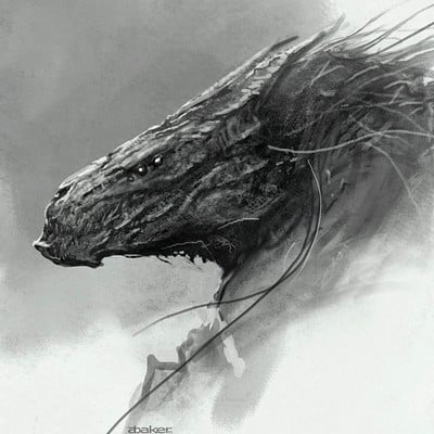 Dragon sketch.