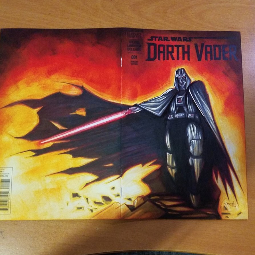Darth Vader Sketchcover Commish