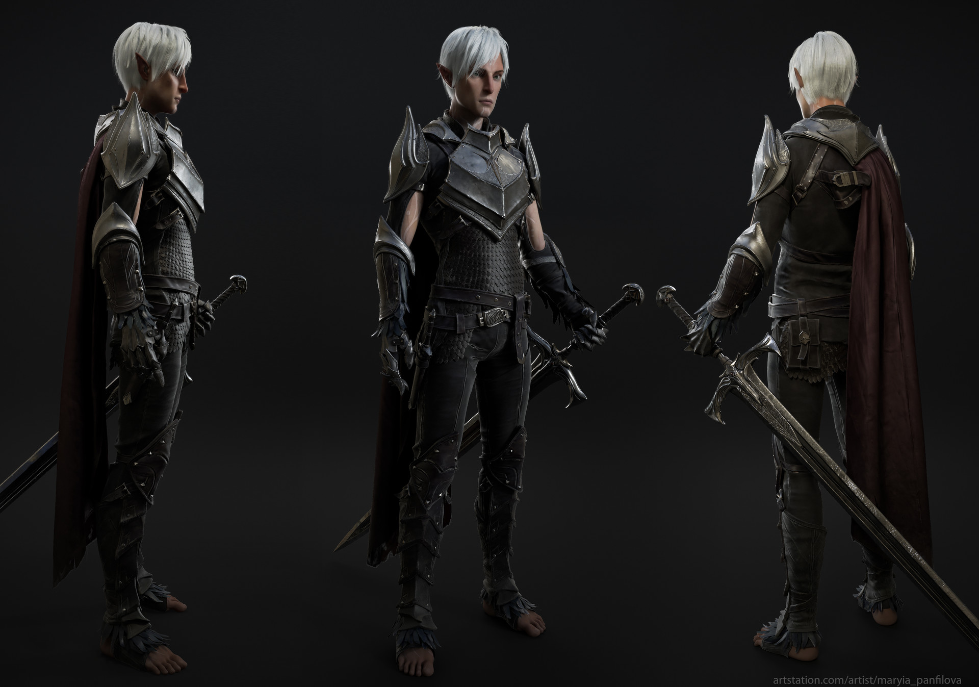 Artstation Fenris Maria Panfilova