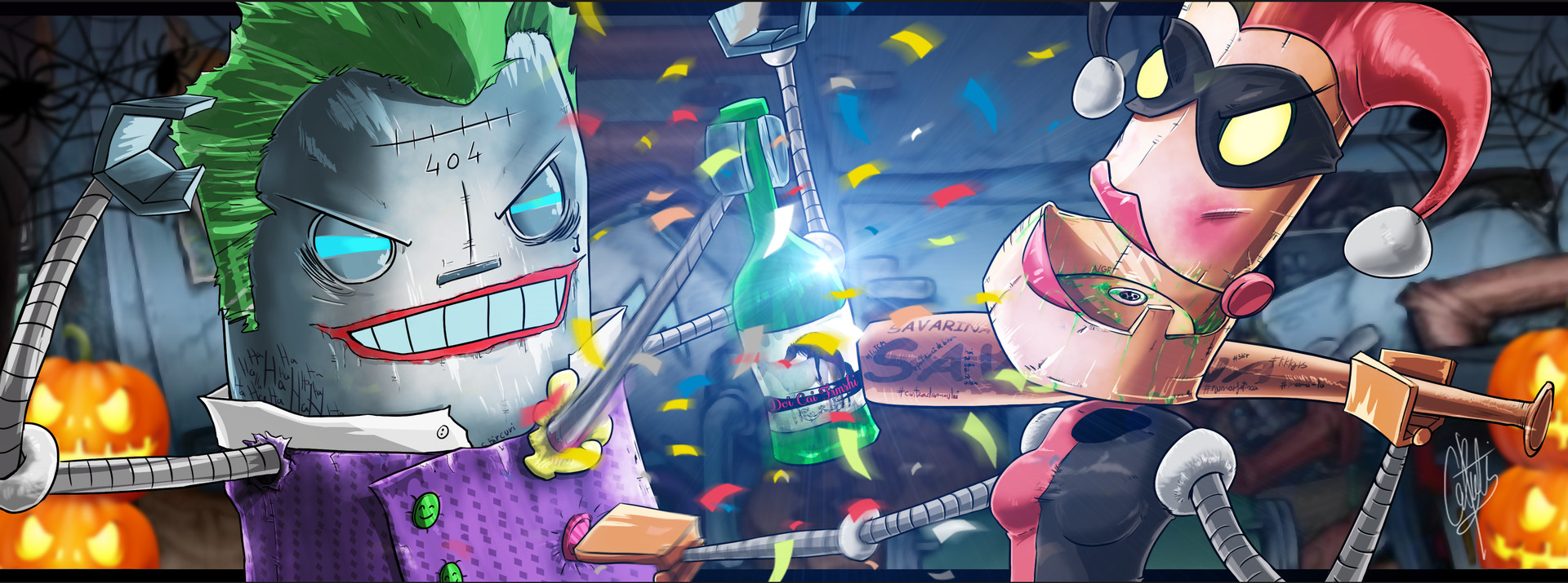 Artstation Halloween Mo And F Oc A Catalin Caldararu