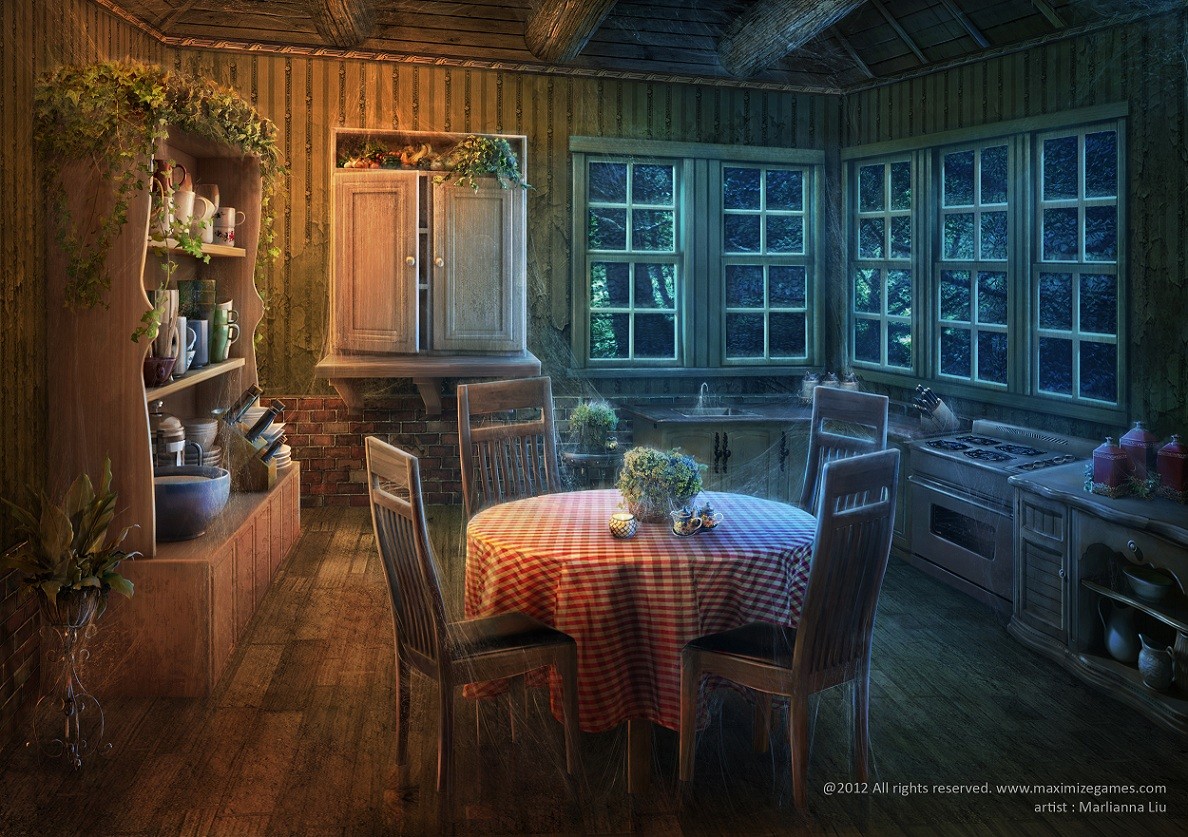 Marlianna Liu - Silent Scream : Abandoned house's kitchen, image size:1188x837