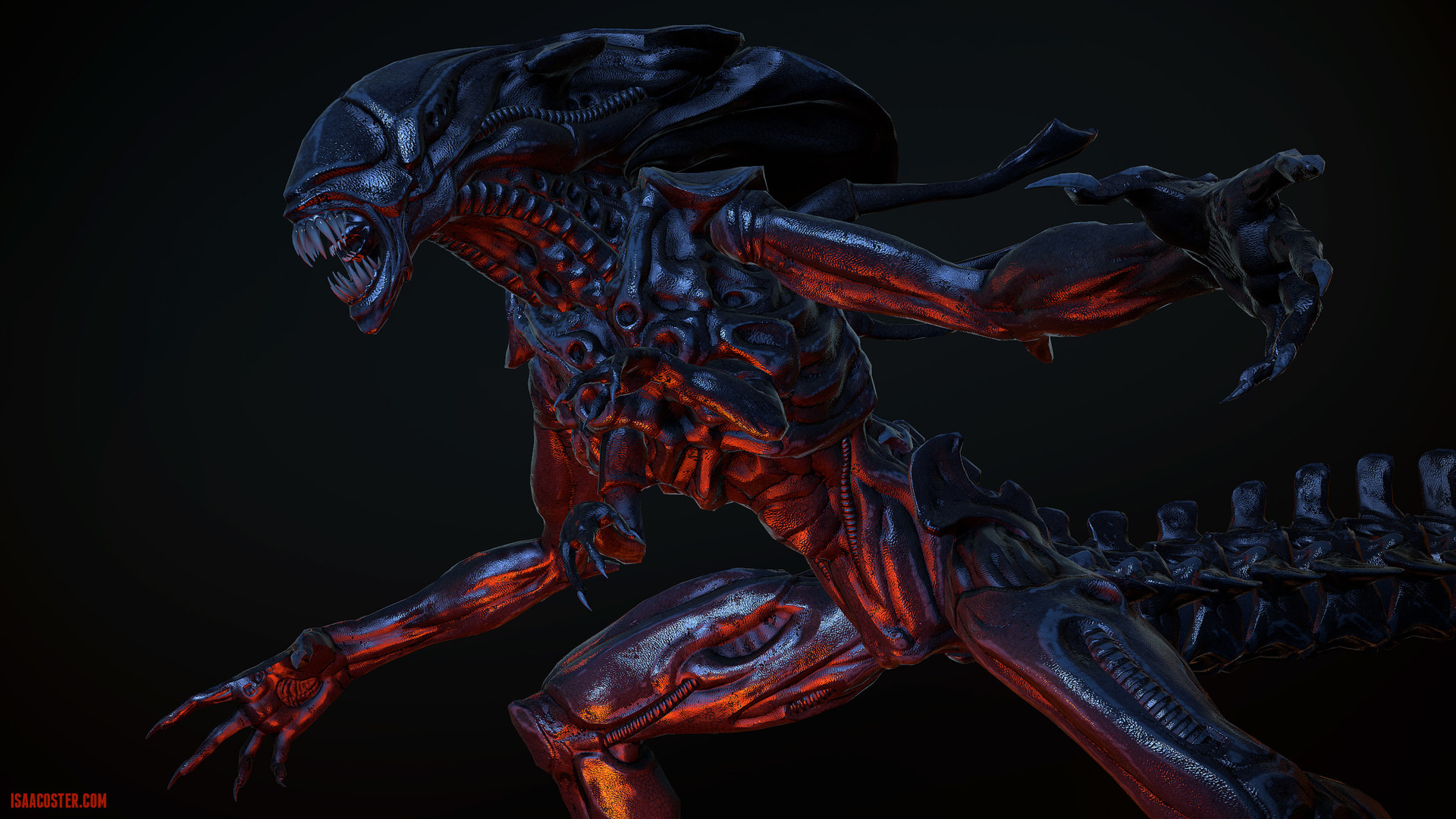 Artstation Alien Queen Isaac Oster