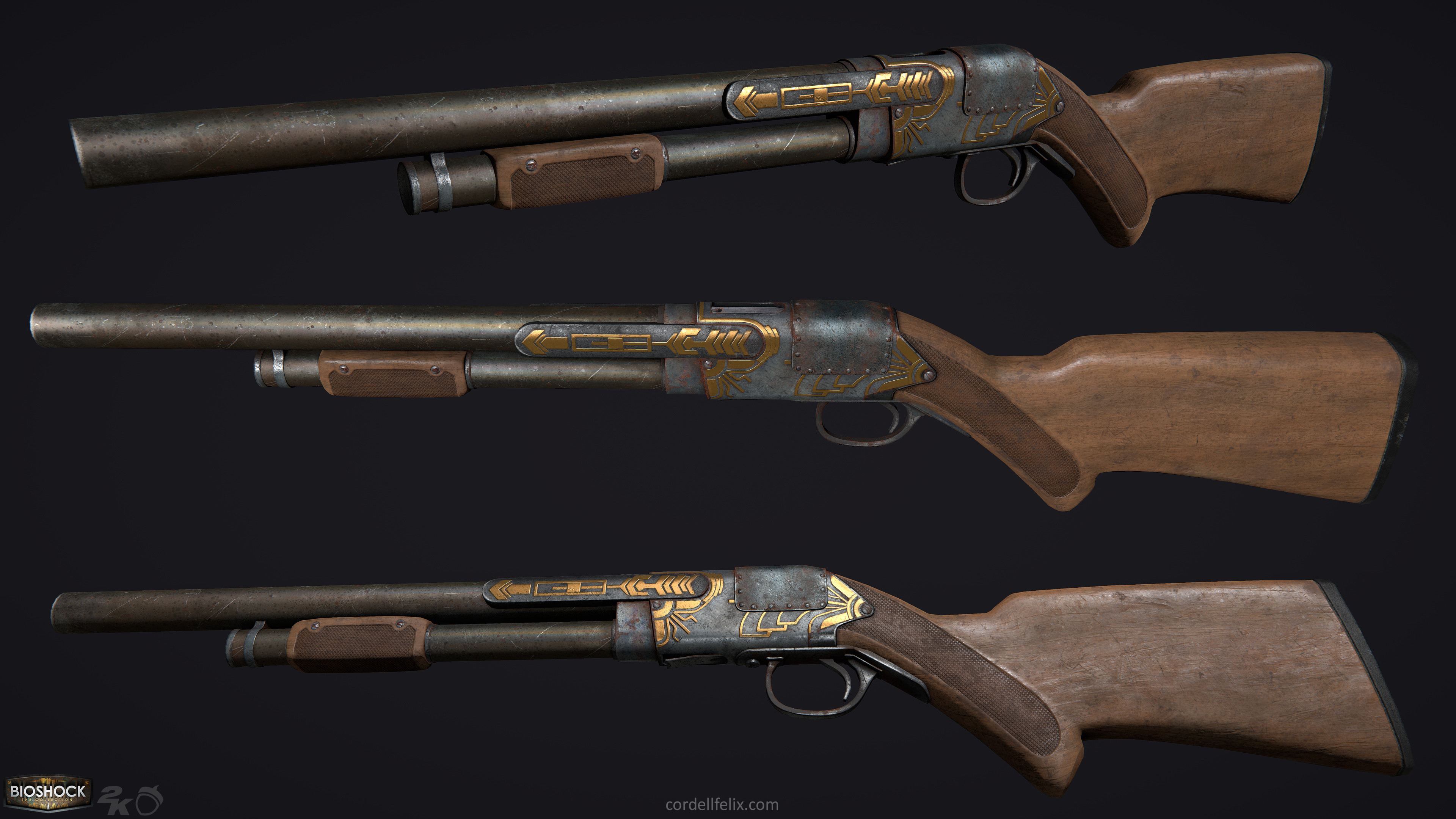 ArtStation - Bioshock: The Collection - Shotgun