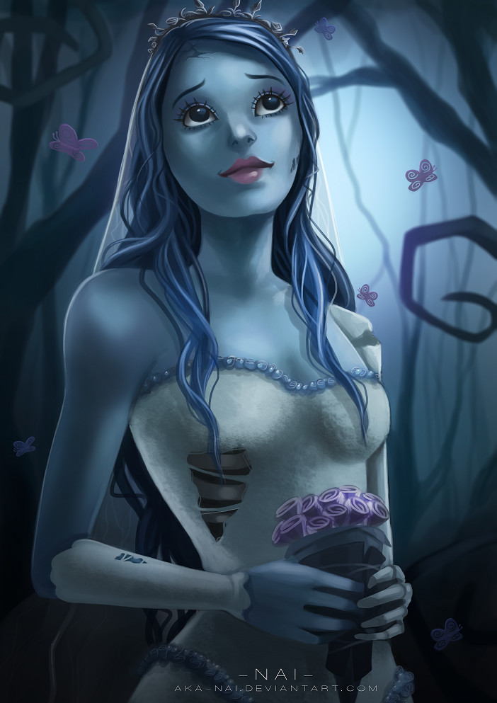 sexy corpse bride drawing