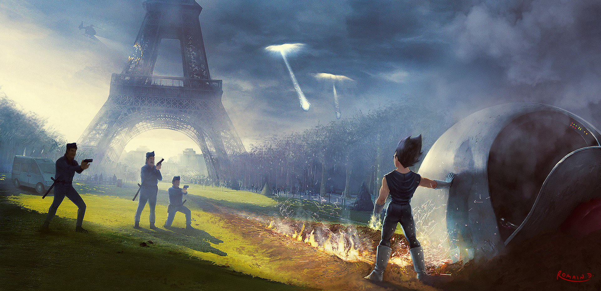 Artstation Vegeta S Coming Romain Devichi