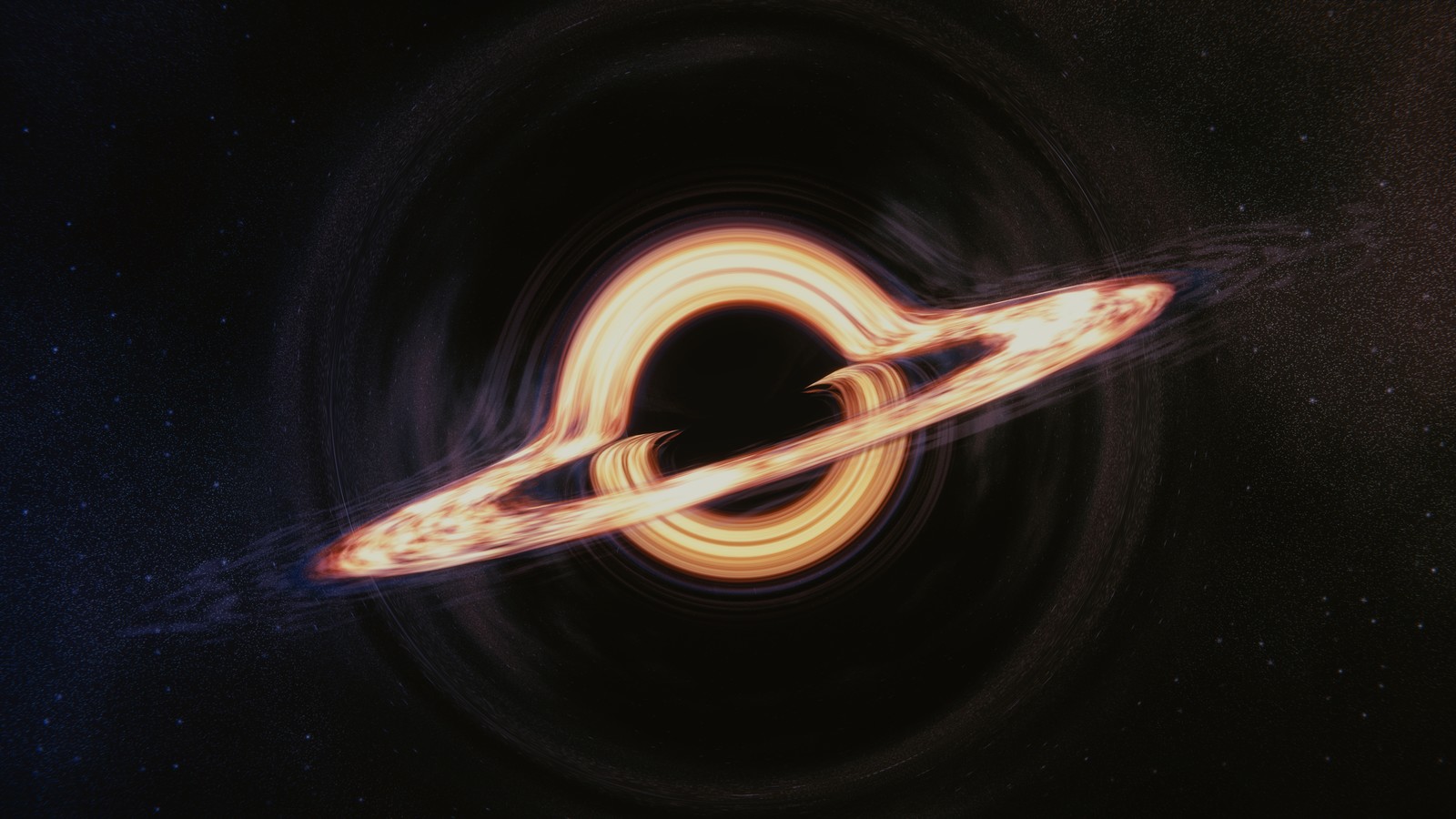 Artstation Interstellar Black Hole Recreation Ilia Sibiryakov