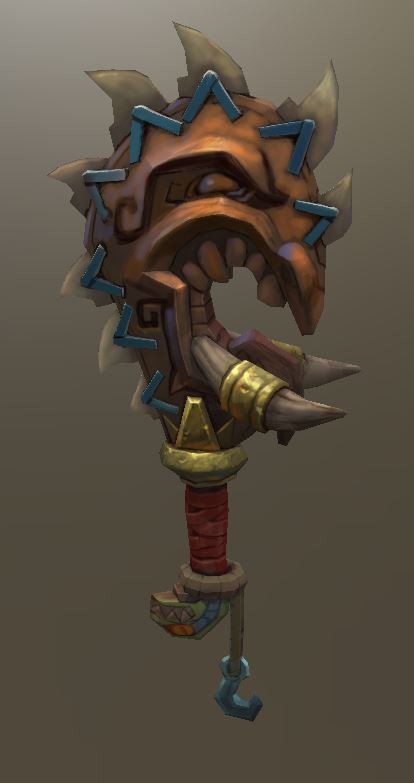 WIP of my Tiki club/axe