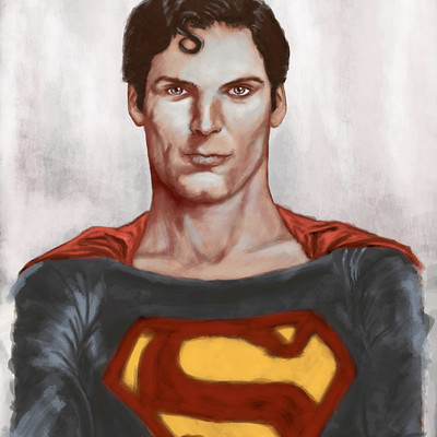 Alberto soto superman portrait
