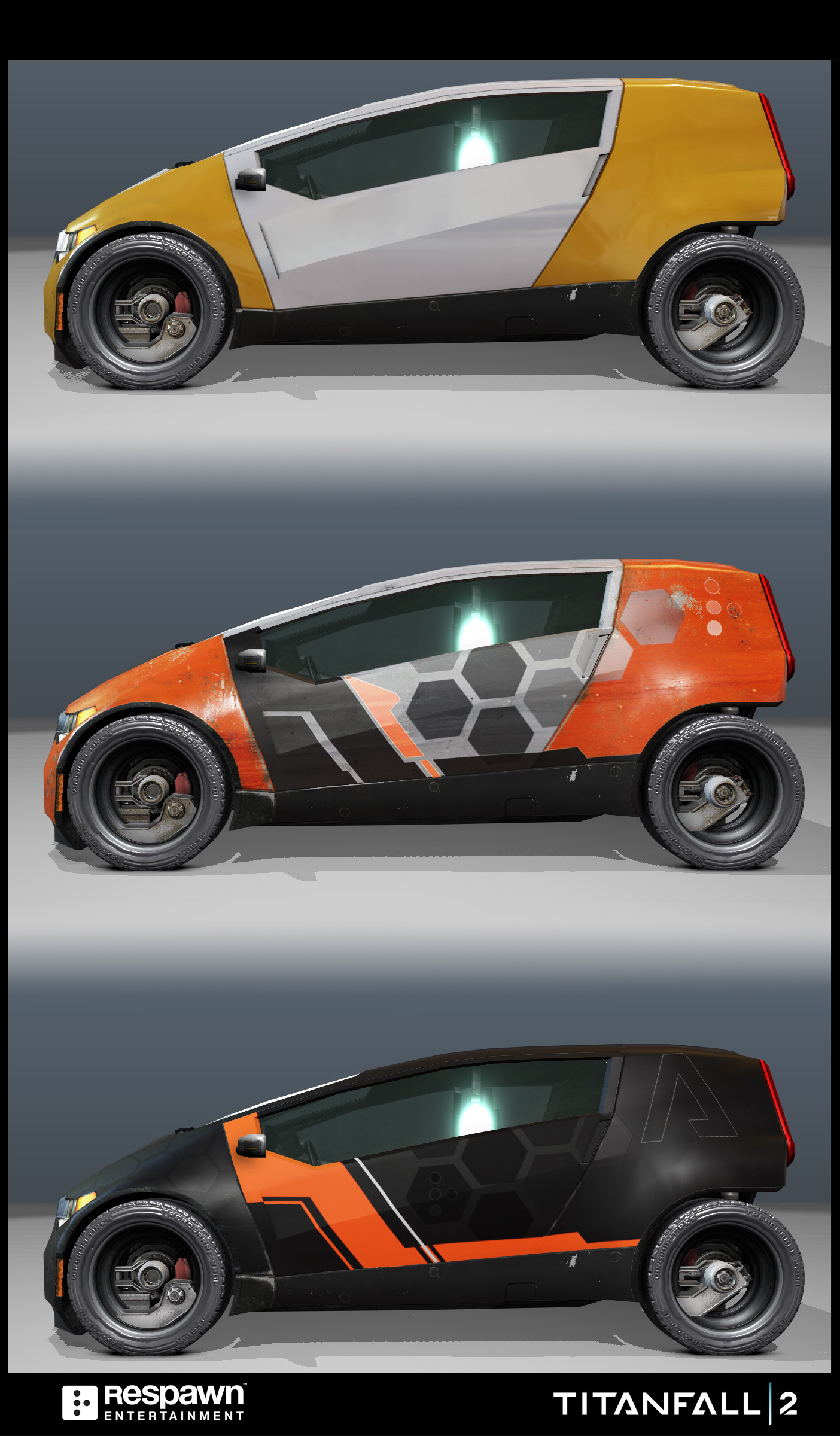 Artstation Titanfall 2 Pedestrian Cars Lewis Walden