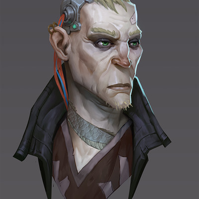 ArtStation - Shadowrunners and ghouls attacking