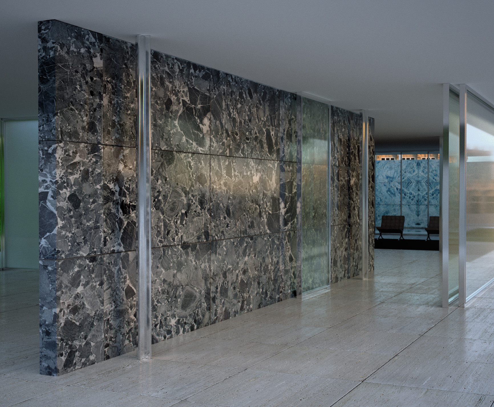 Artstation Barcelona Pavilion Rafael Reis Saliba