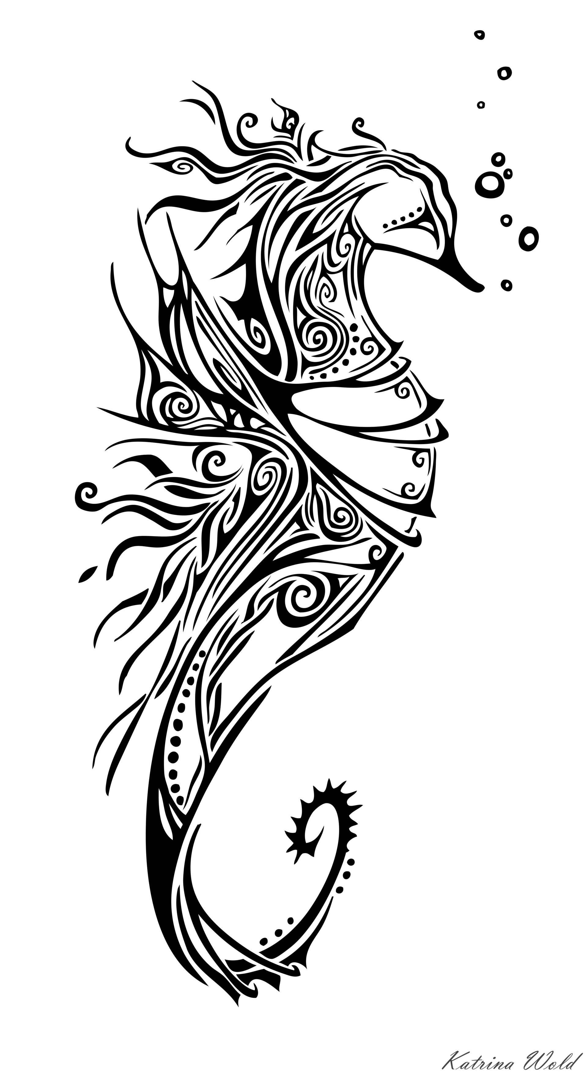 Seahorse Tattoo - TattManiaTattMania