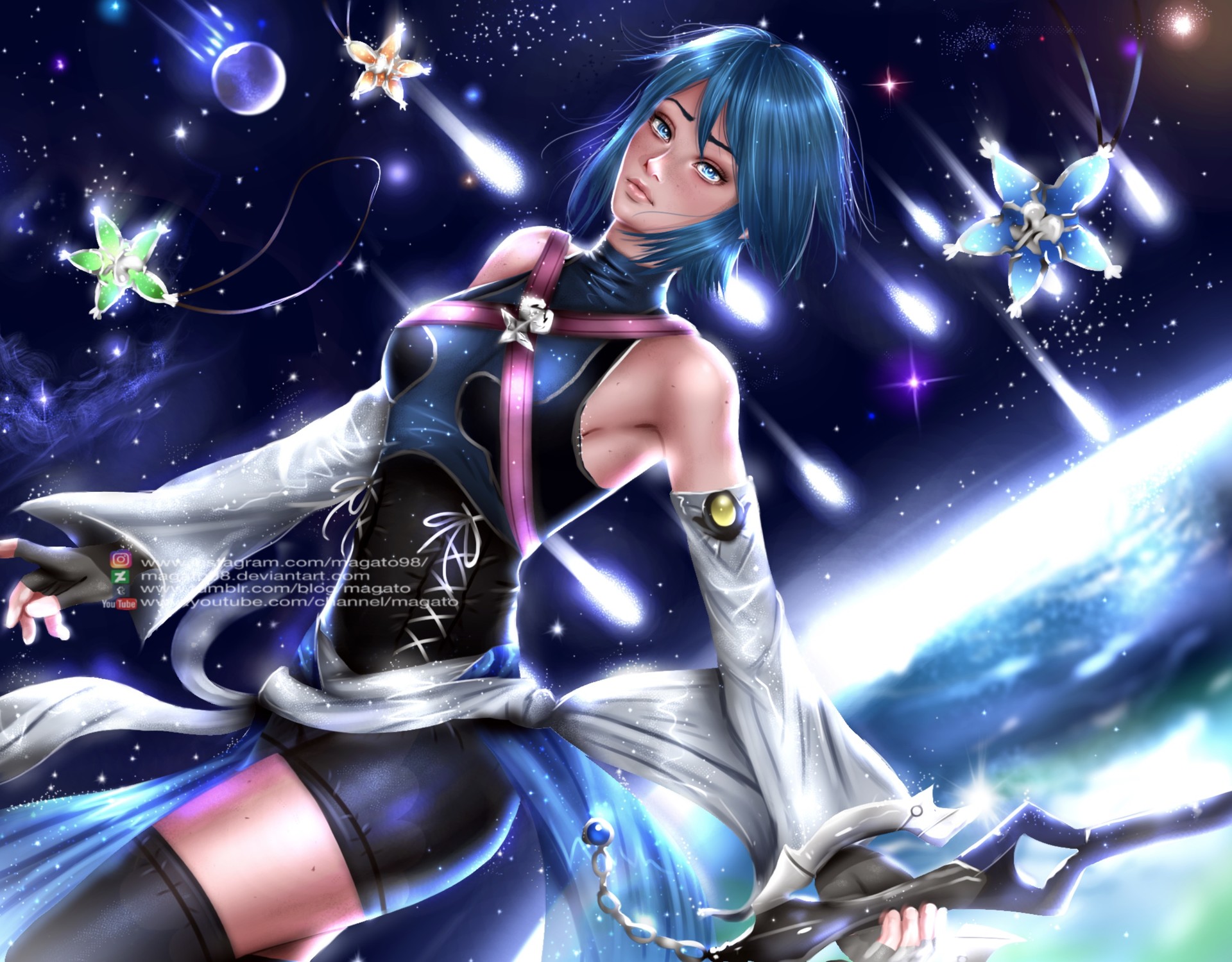 Artstation Aqua Kingdom Hearts Magato