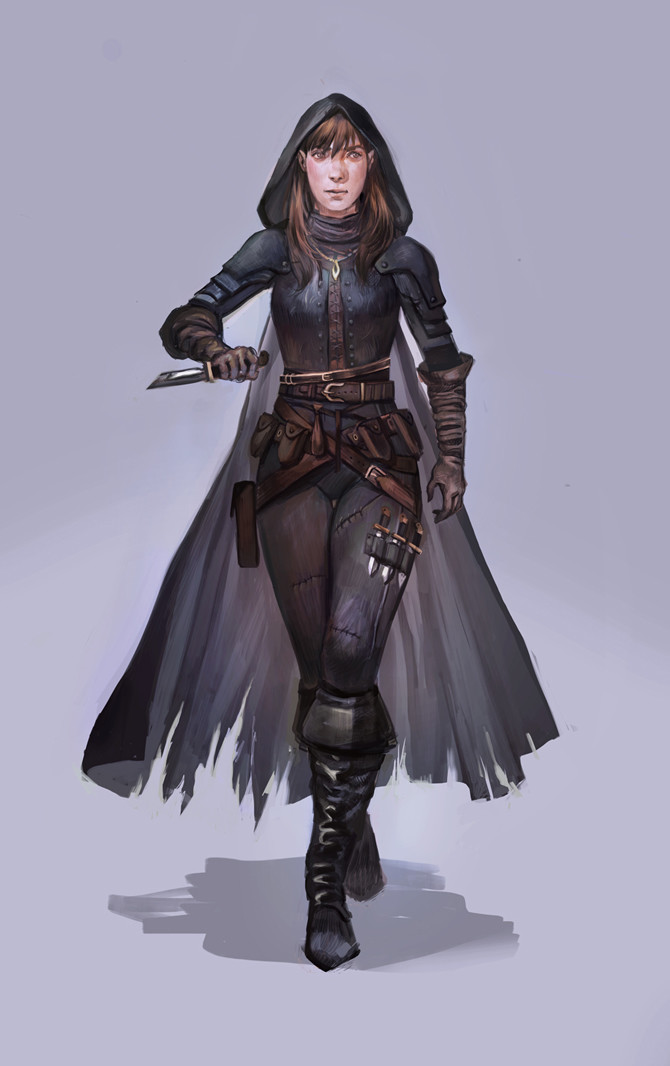 ArtStation - Half elf rogue