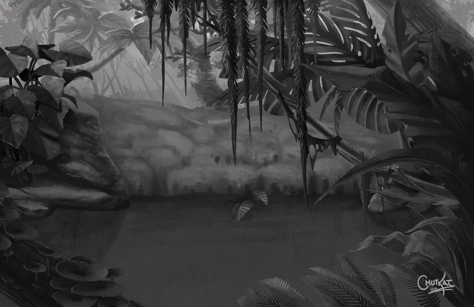 Greyscale.