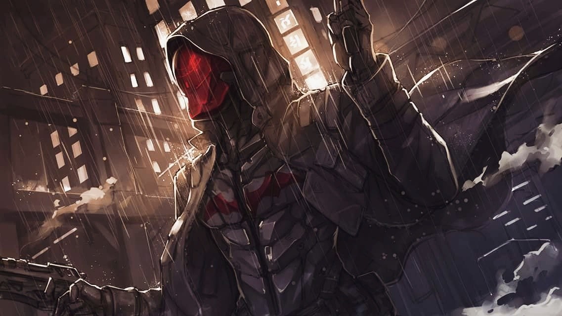 ArtStation - Redhood (the batman:arkham knight)