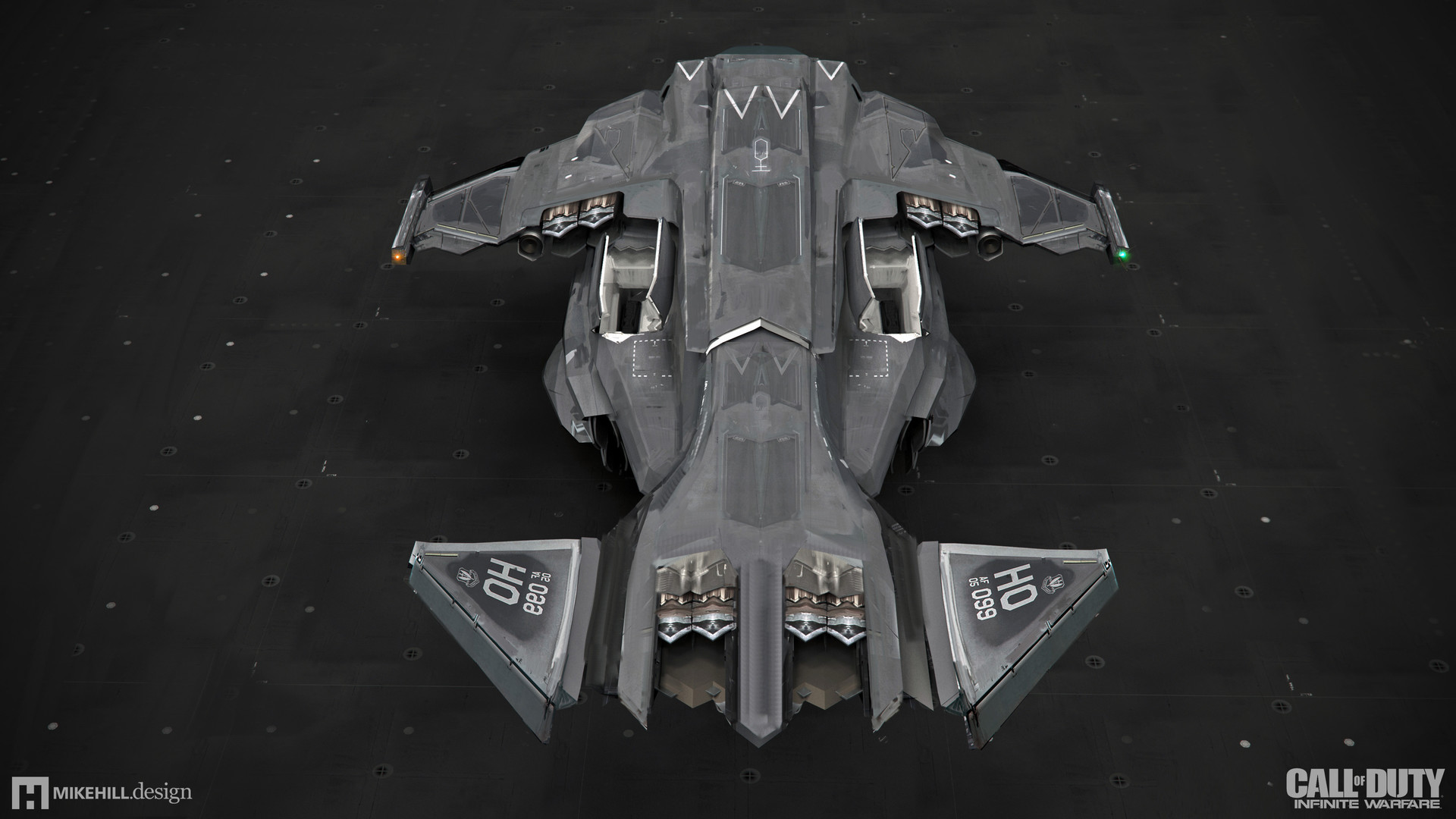 Artstation Call Of Duty Infinite Warfare Raven Dropship Mike Hill