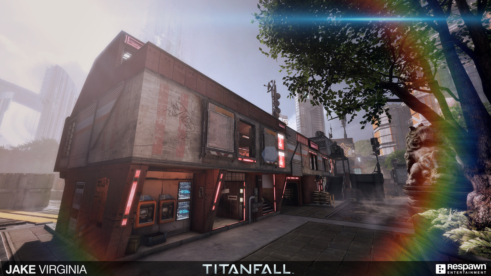 One of the red light district buildings I created for angel city.