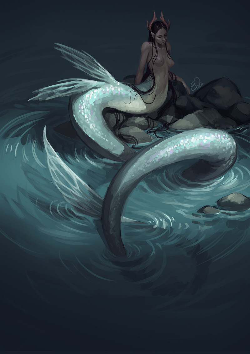 ArtStation - long mermaid
