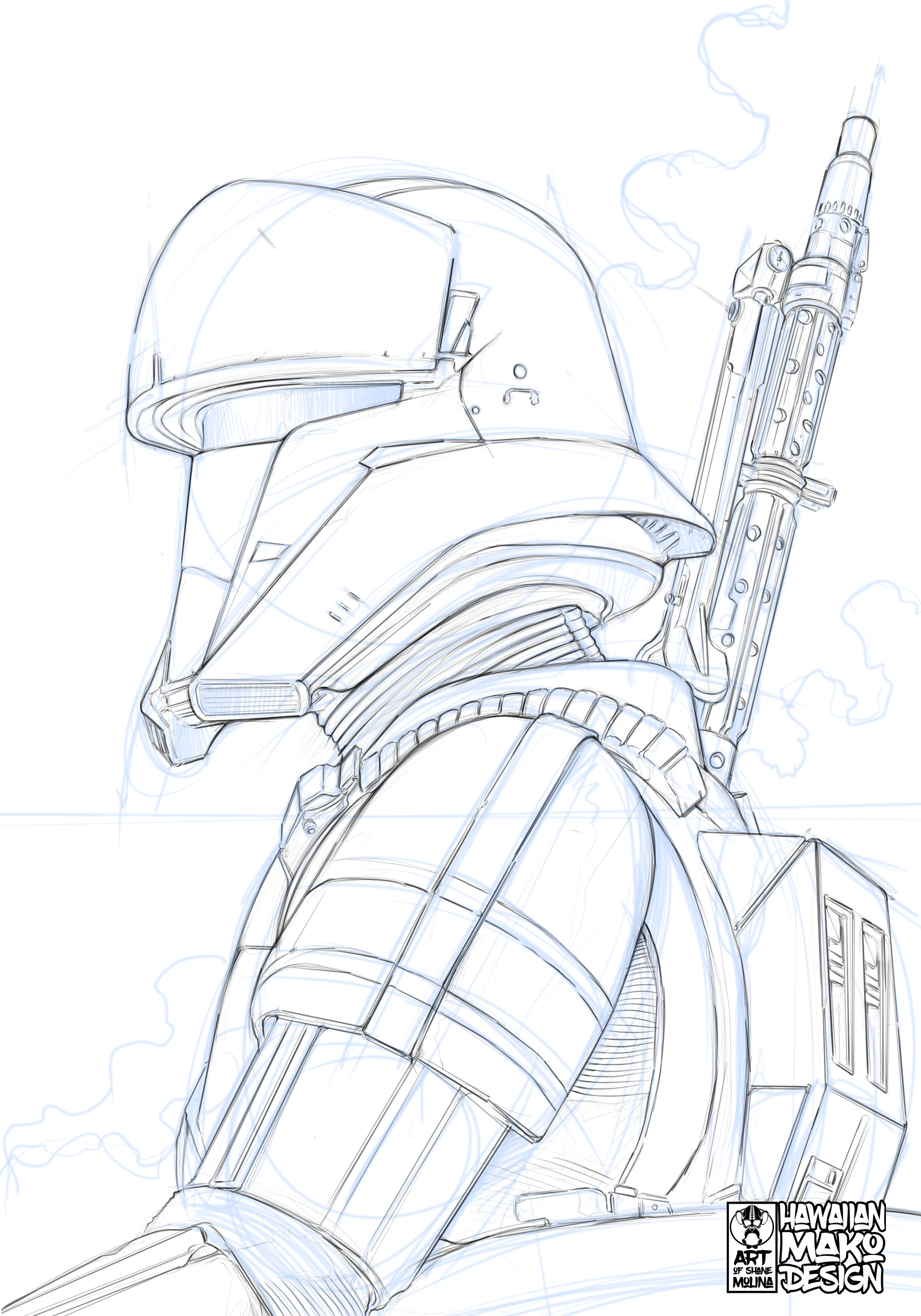 The Tank Trooper - Sketch