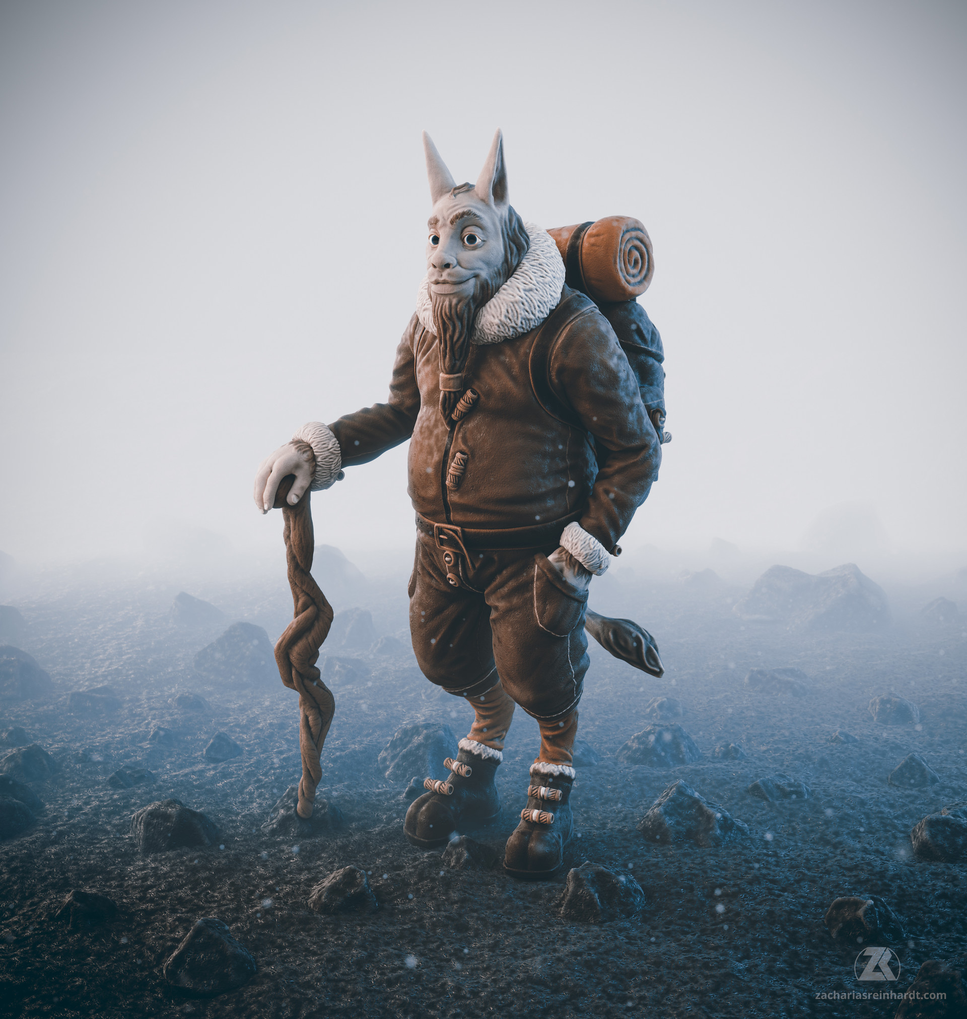 artstation hiker zacharias reinhardt