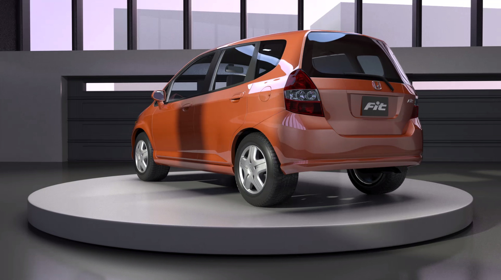 Artstation Honda Fit 3d Model Shu Fen Chern