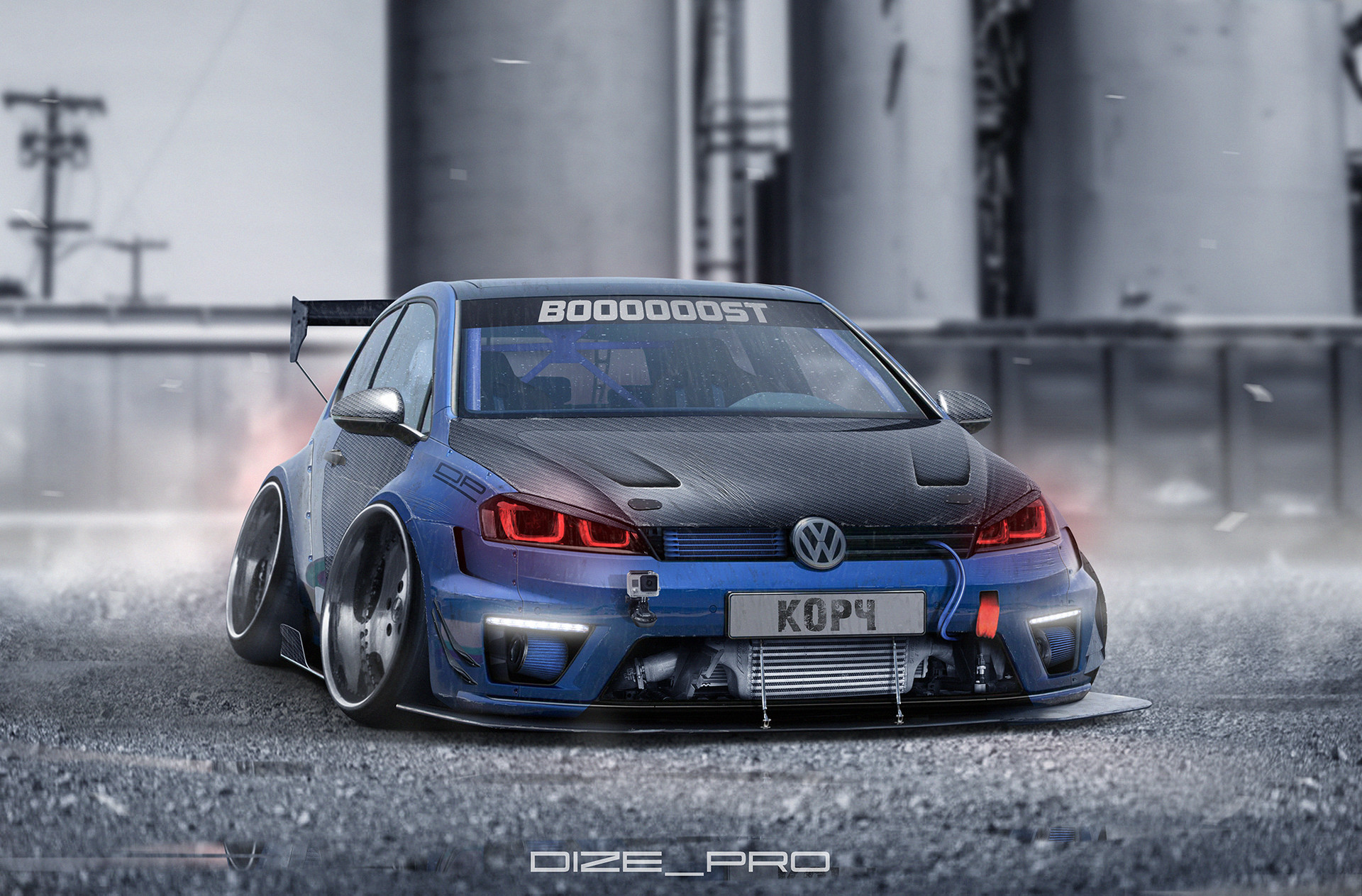 Volkswagen Golf корч