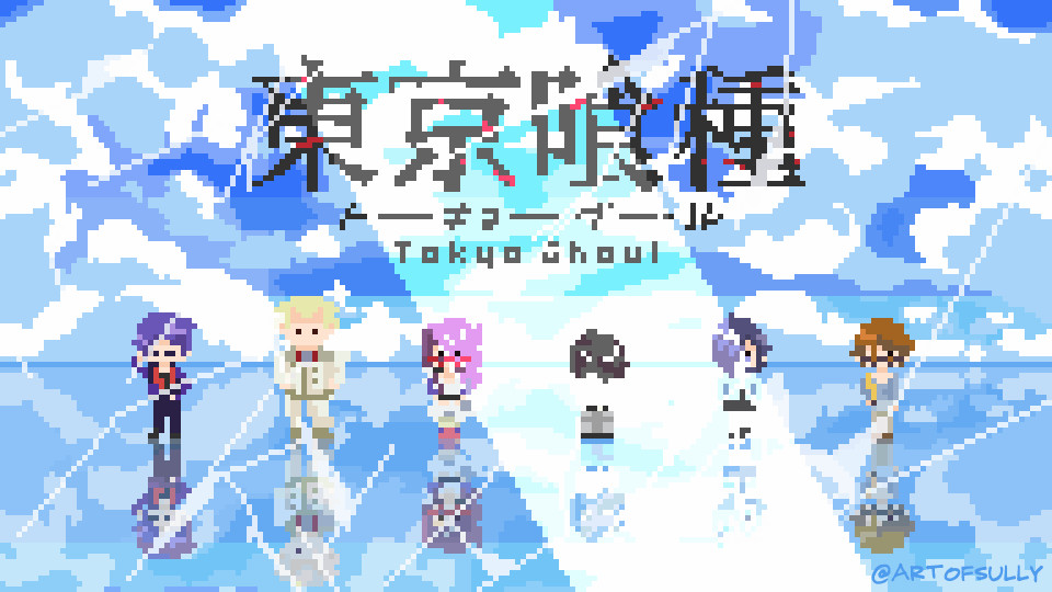 'One Thousand Minus Seven' - Tokyo Ghoul Pixel Animation
