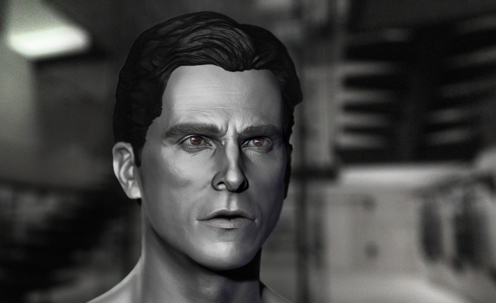 BATMAN Christian Bale Sculpt (Male Anatomy Study)