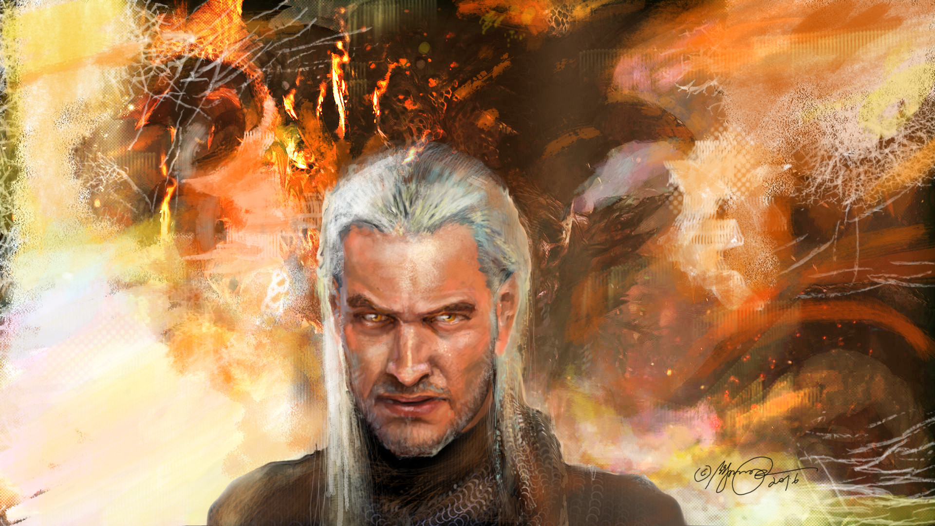 ArtStation - Concept art. Image of The Witcher. The same name saga ...