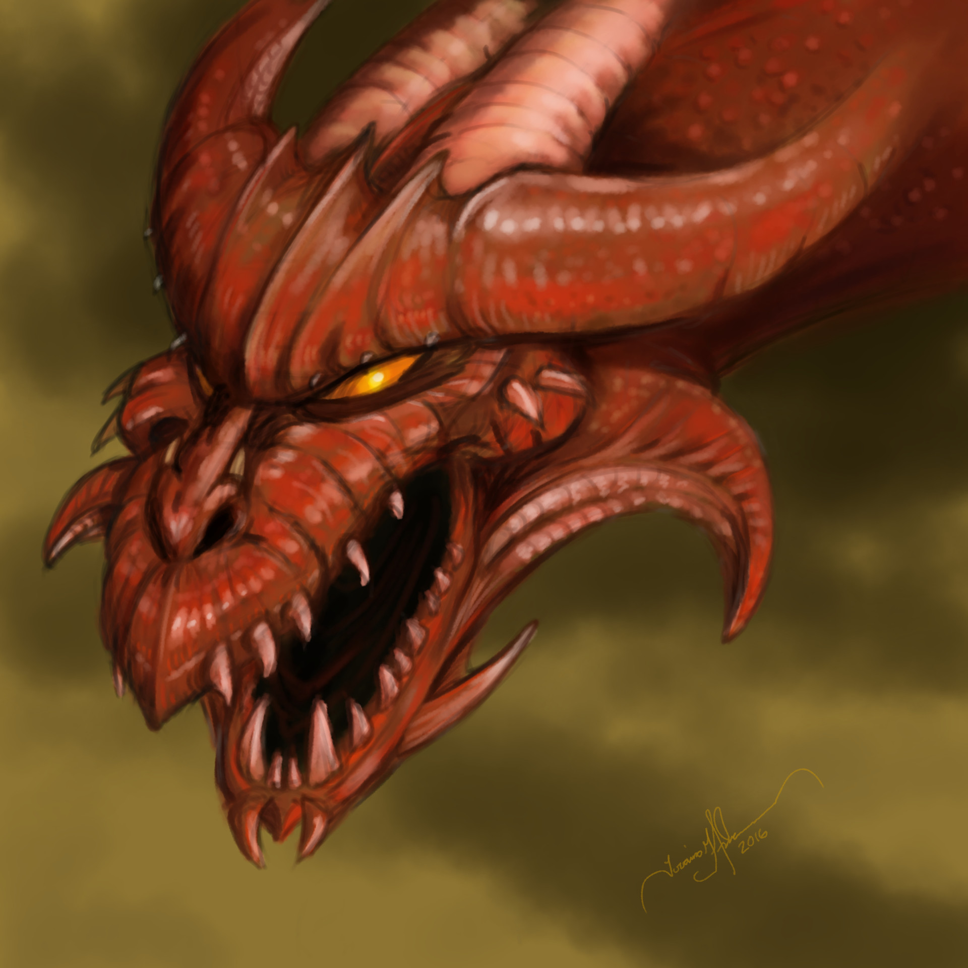 ArtStation - Red Dragon