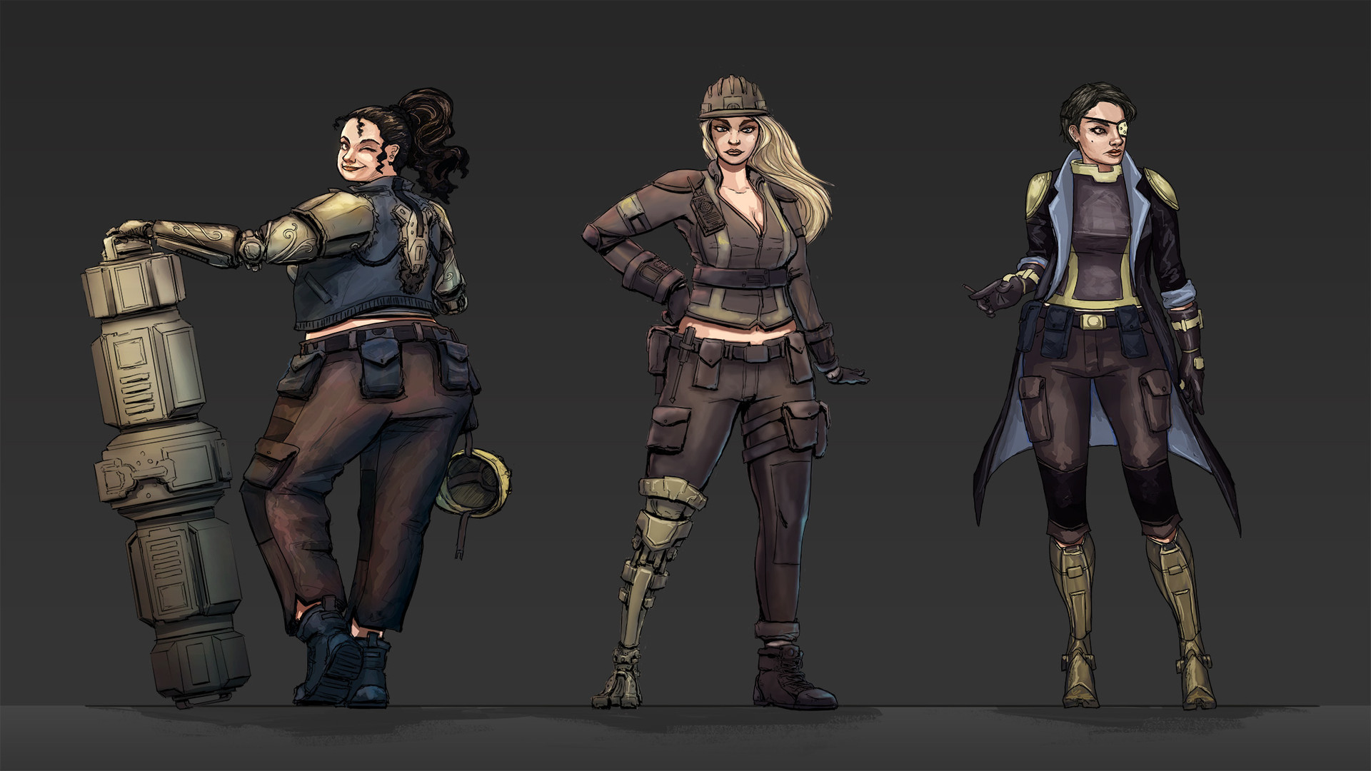 Sci-fi Female Construction Workers