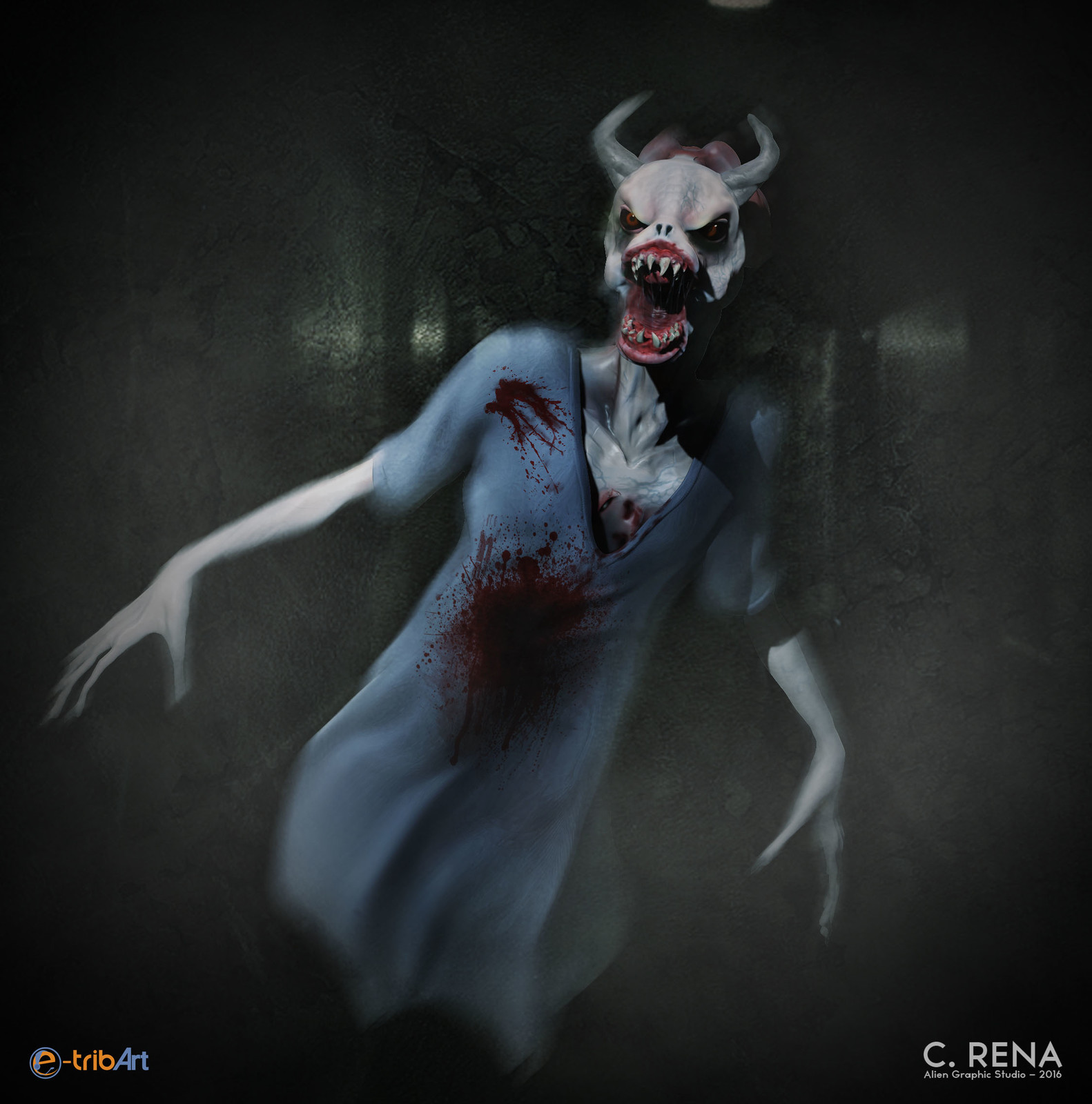 Horror creature (for E-Tribart Institute classes)