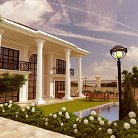 Artstation Double Villa Okan Ozgur