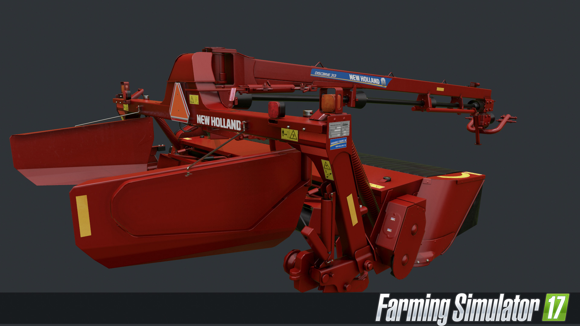 Artstation New Holland Discbine 313 Model For Farming Simulator