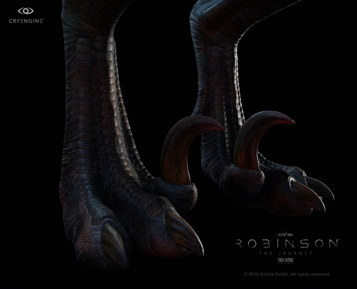 dinosaur raptor feet