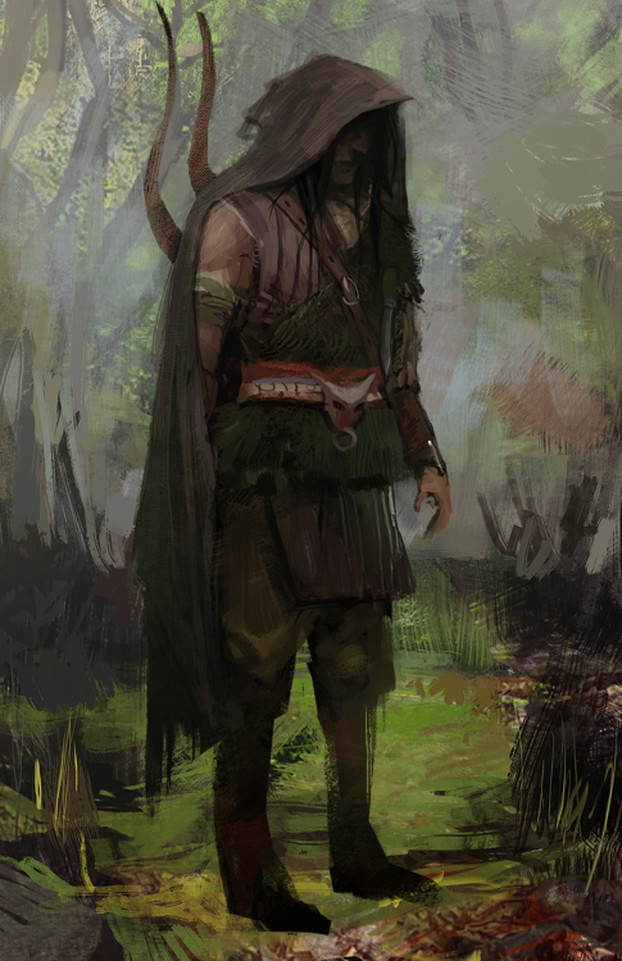 ArtStation - forest warrior, Magda Kacalak