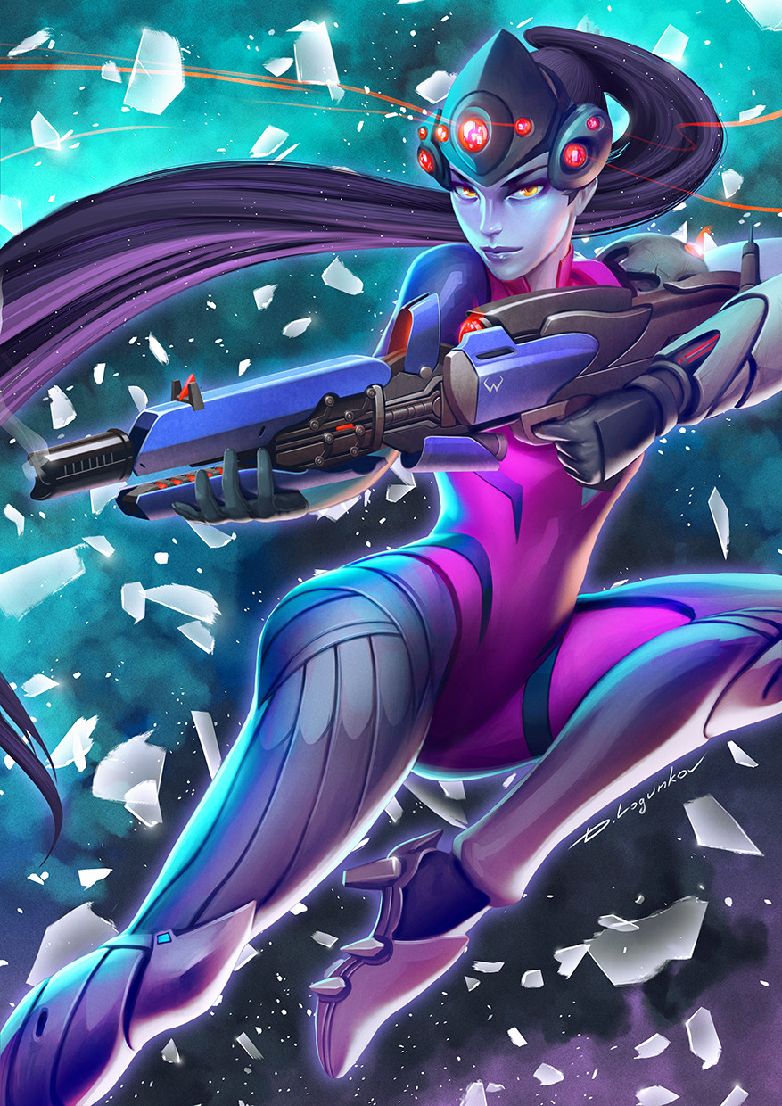 Widowmaker Concept Art Overwatch Widowmaker аниме арты Cazcaz