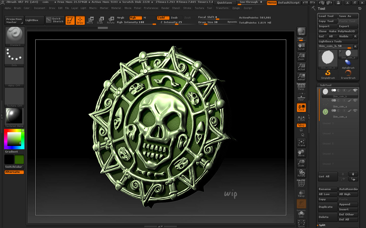 Artstation Pirate Of The Caribbean S Cursed Aztec Coins