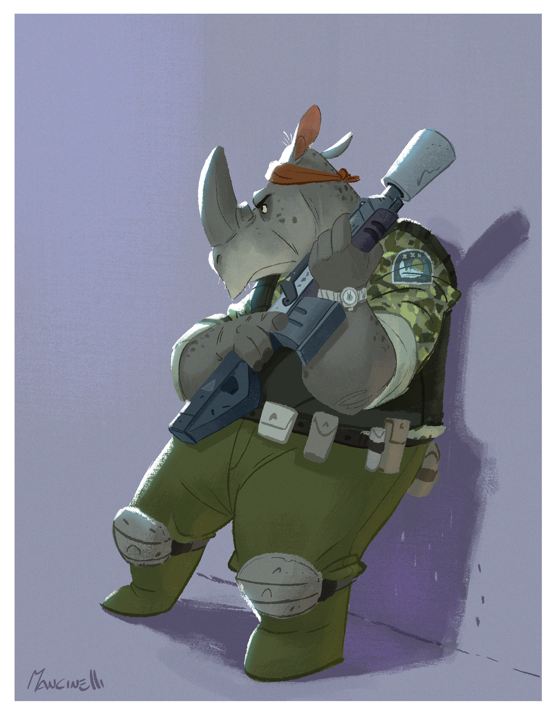 Rhino soldier.
