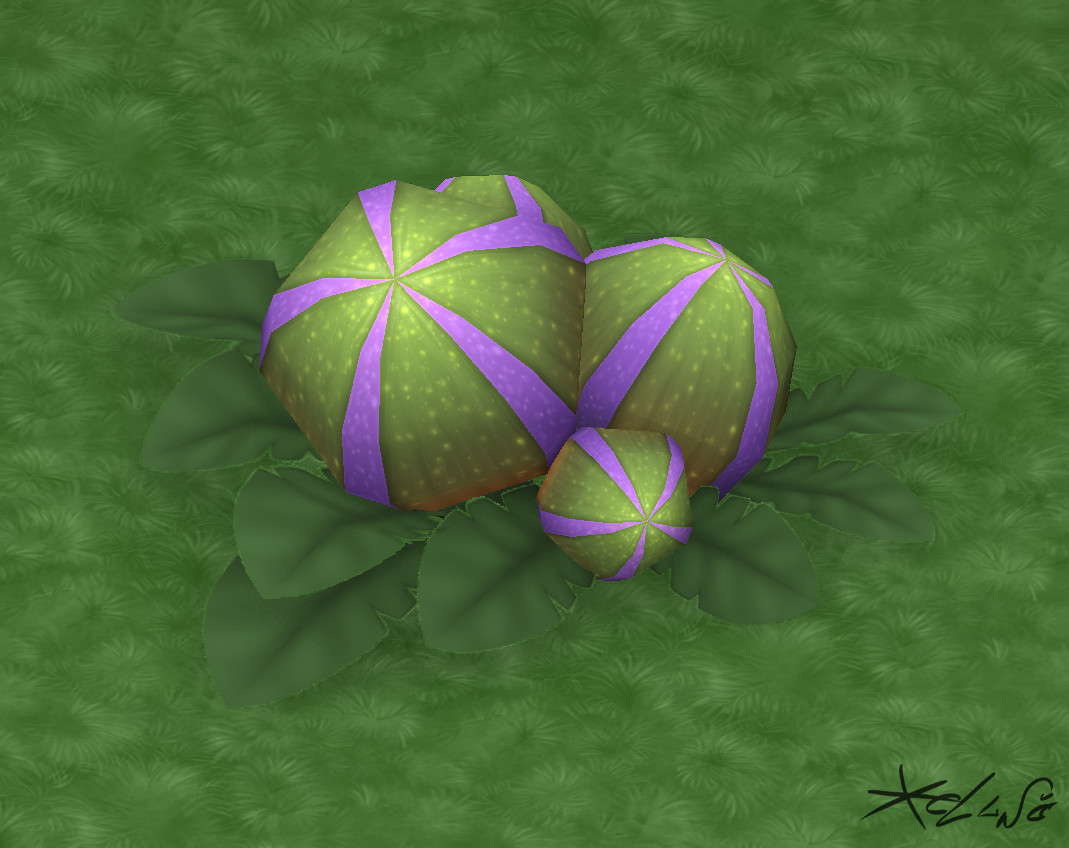 Artstation Low Poly 3d Jungle Alien Plant Xelun R