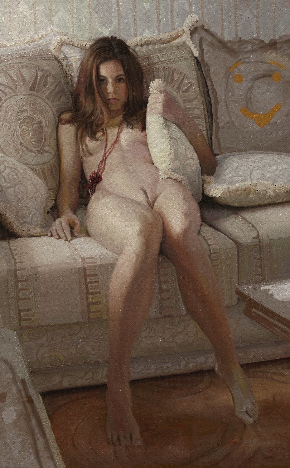 Artstation Female Nude Painting Anthony Siganakis