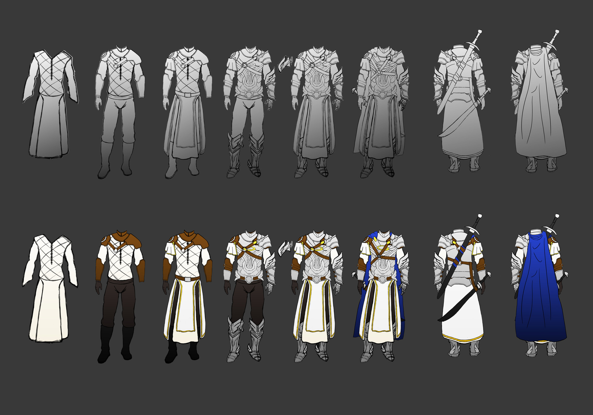 Medieval Clothing Concept Art