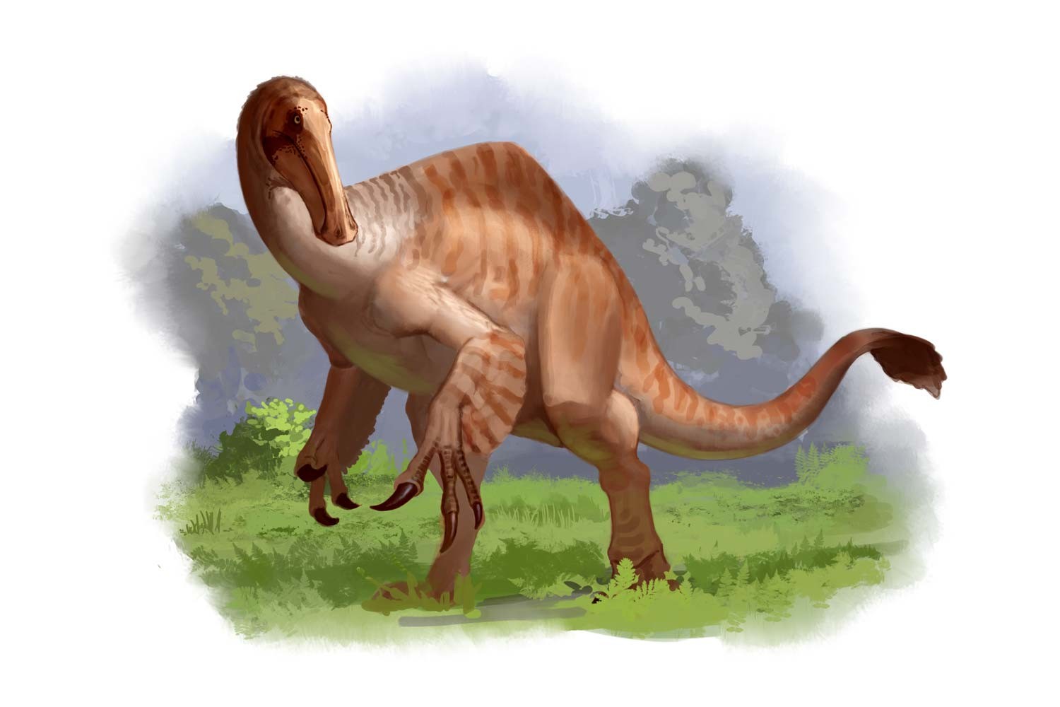 ArtStation - Draw Dinovember Day 15 Deinocheirus, Raul Ramos