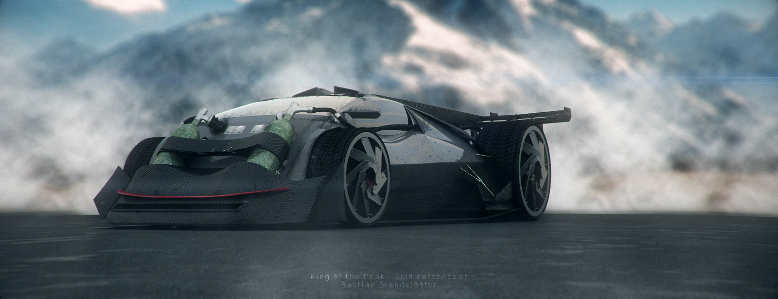 Scifi Car-concept: bast.y Trailblazar One
