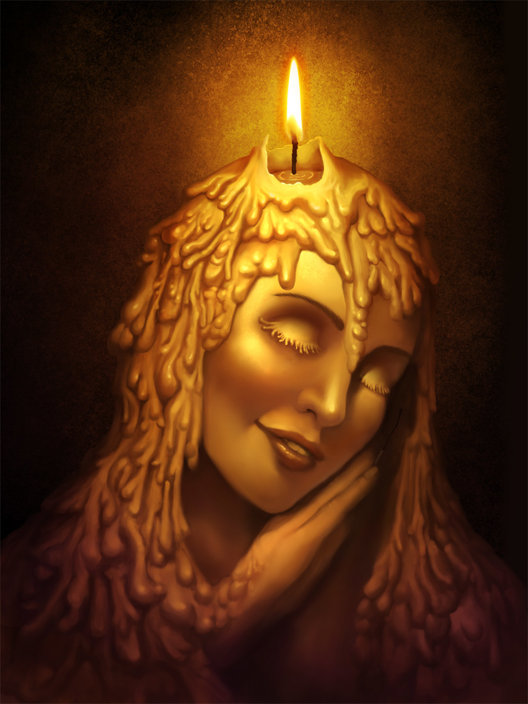 Krzysztof Kajpust Candle Lady